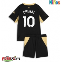 Camiseta Manchester City Rayan Cherki #10 Visitante Equipación para niños 2026-27 manga corta (+ pantalones cortos)